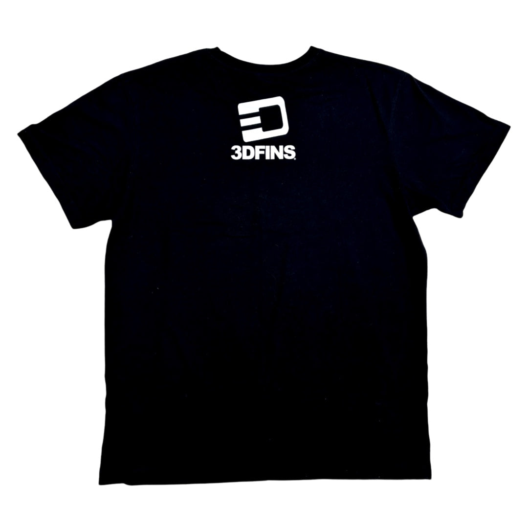 3DFINS Logo T-Shirt - BLACK