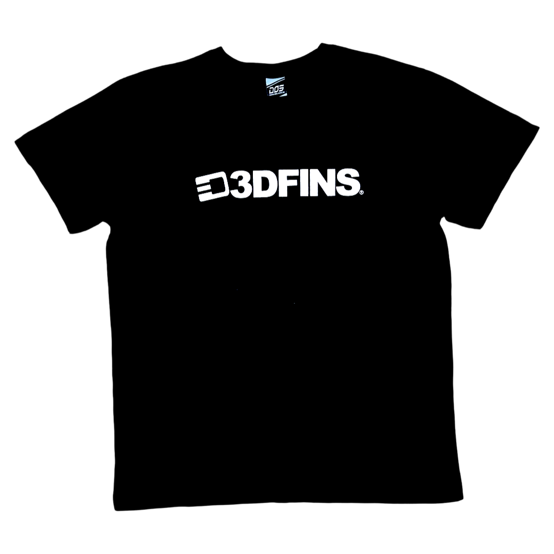 3DFINS Logo T-Shirt - BLACK