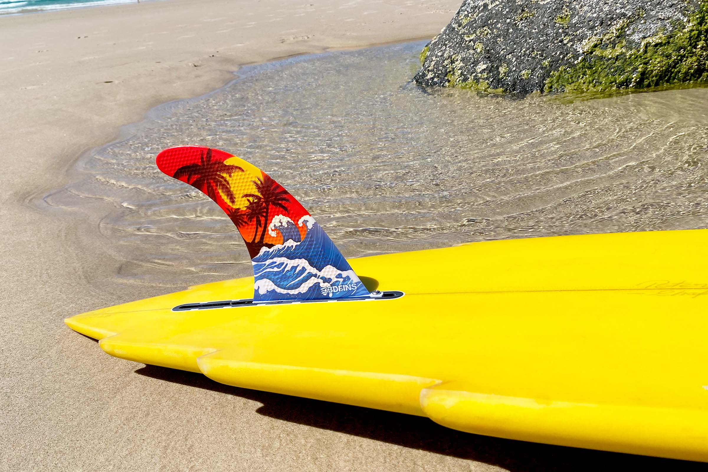 SingleFin [ RAINBOW FIN JUNOD ＃7 10.0 ]M.BLK Rainbow Fin Company Inc - Longboard Fins, Longboard, Fin