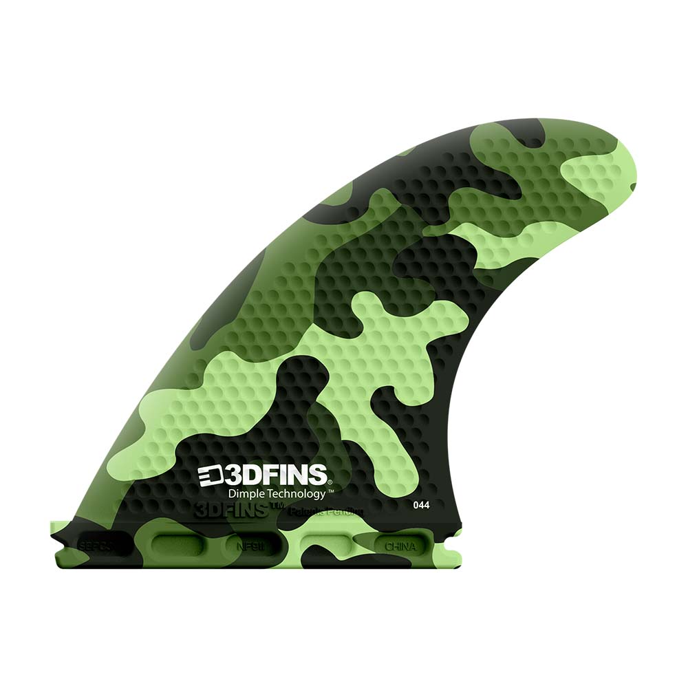 GOHARD Medium Thruster (Set de 3) - Green Camo (FCS1/Futures)