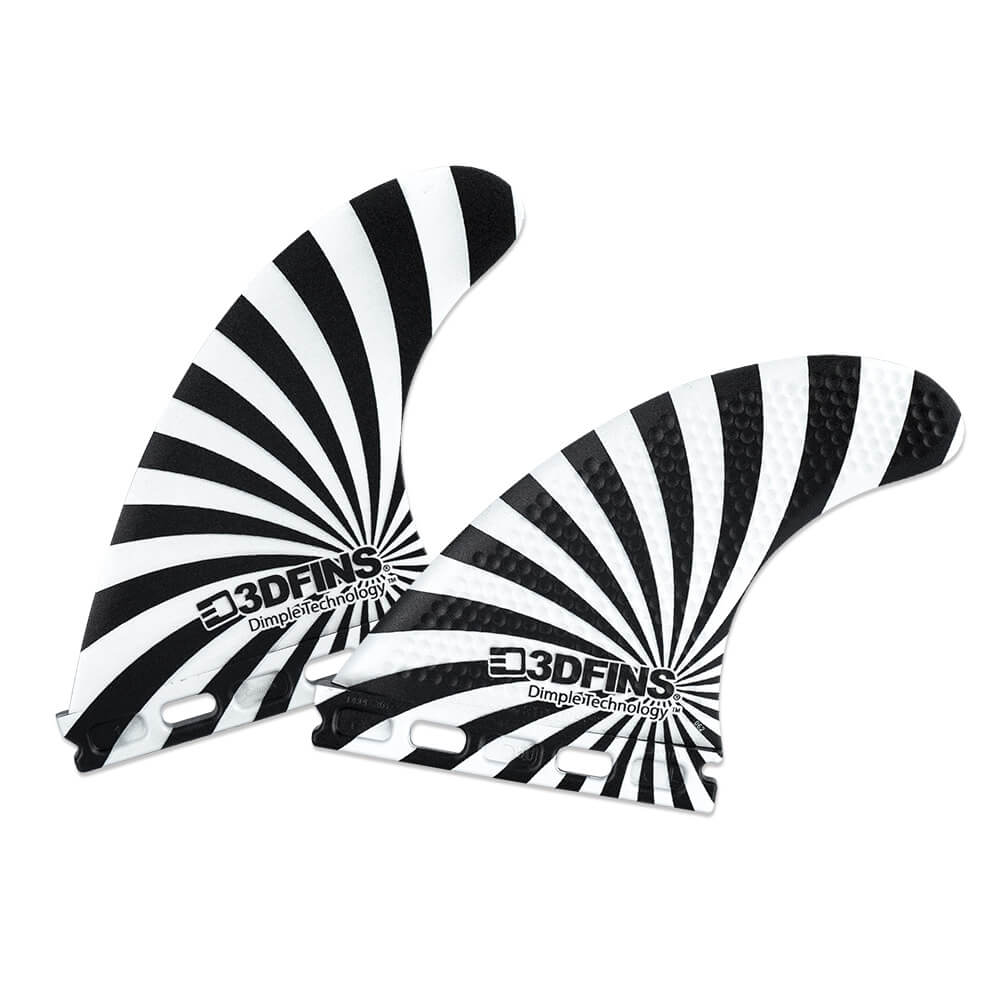 3D Fins - Driver Thruster - XL - Purple Starburst (FCS2