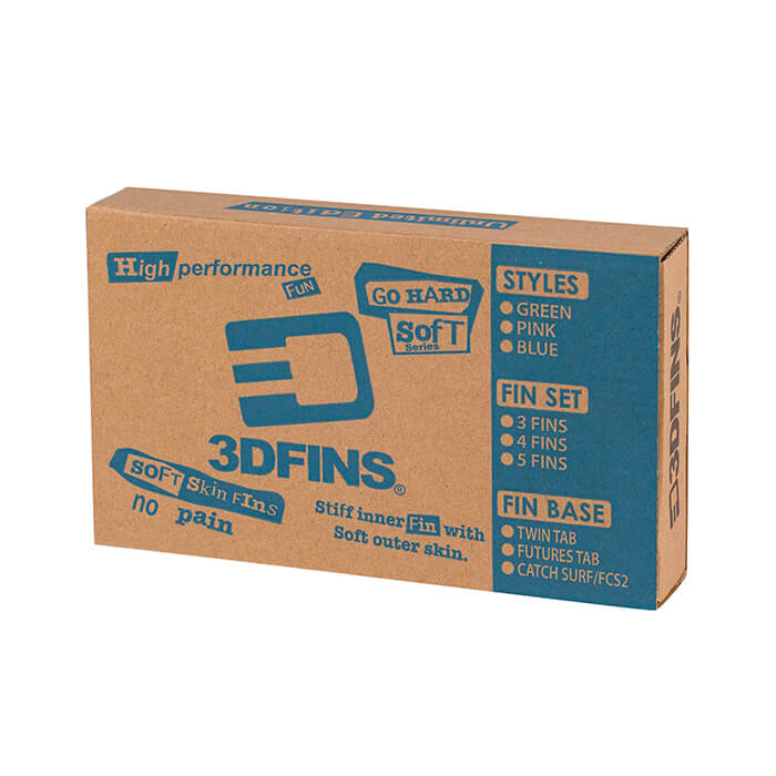 GOHARD | SOFT Thruster Fins Neon Green | 3DFINS®